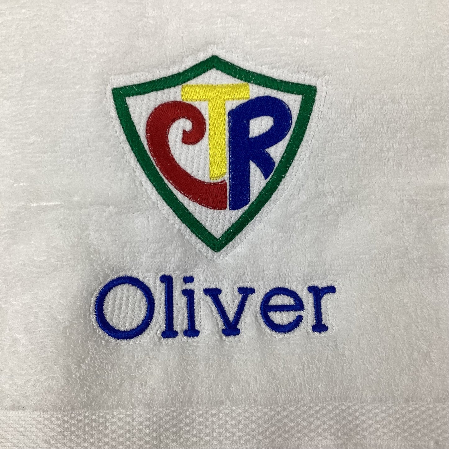 Personalized CTR LDS Baptismal Towel