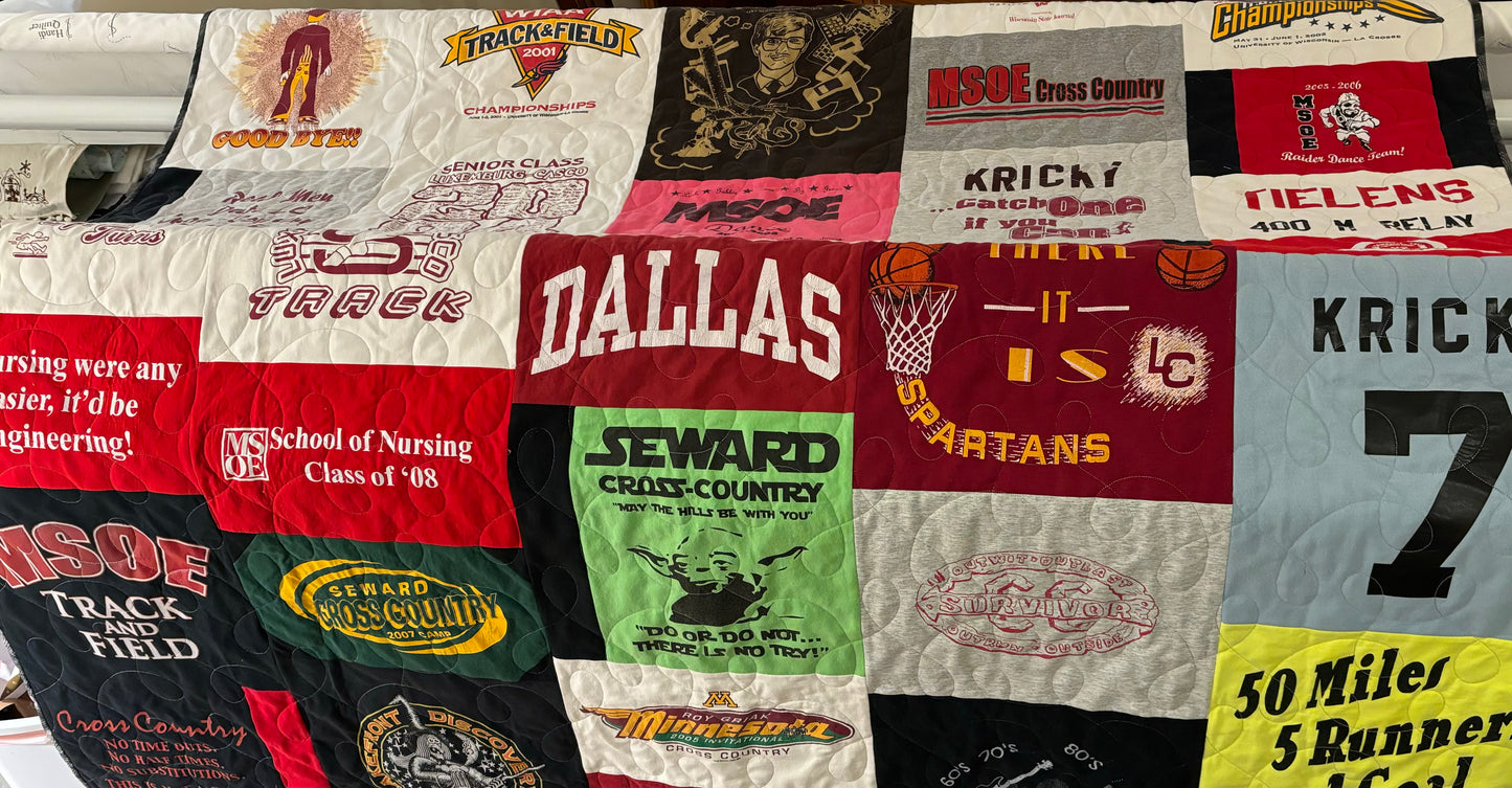 Custom T-shirt Quilt